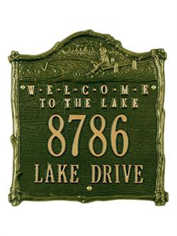 Fisherboy Welcome Address Plaque