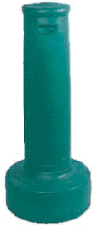 Green Can - impregnated, molded in color.