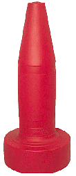 Red Nun - impregnated, molded in color.