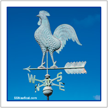 Copper Rooster Weathervane