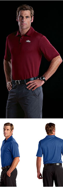 Nike Golf - Elite Series Dri-FIT Vertical Textured Bonded Polo - Sleek