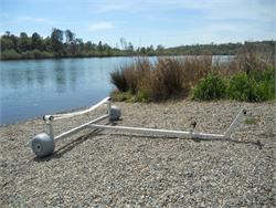 Boat Dolly with 11.7 inch Polyurethane Wheels - For smooth transport