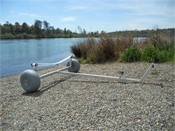 Boat Dolly with 19.3 inch Polyurethane Wheels - 500 pound payload welcome