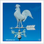 Copper Rooster Weathervane