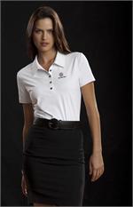 Nike Golf Ladies Elite Series Dri-Fit Ottoman Bonded Polo - Looking Good
